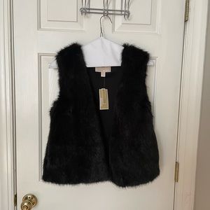Michael kids fur vest